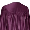 Endea Graduation Shiny Cap and Gown (Maroon, 48 (5'3" -
