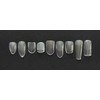 Sample tip for measuring handmade nail tip size Nail Lente