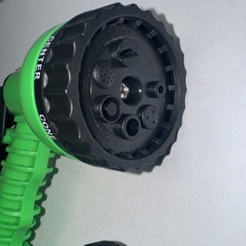Unbranded Garden Lawn Hose Nozzle Head Water Sprayer Green - 7 SPRAY PATTERNS IN STOCK