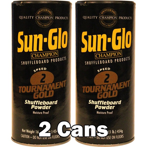 Sun-Glo #2 Shuffleboard Powder Wax (16 oz.) (Pack of 2)