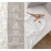 DerF HOME Muslin Blanket White 150 x 200 cm -