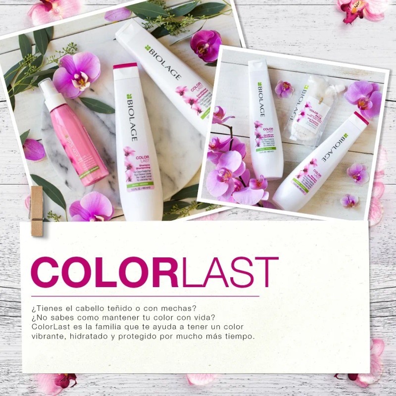 Shampoo Biolage Vegano Para Cabello Teñido Colorlast 1l