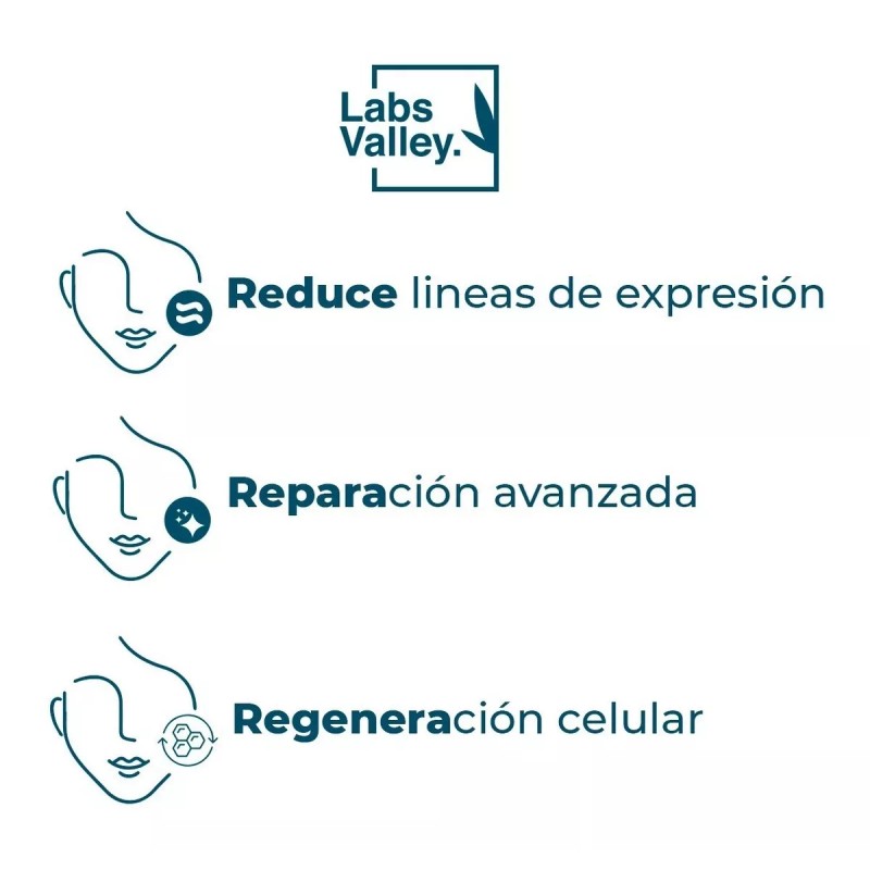 Labs Valley Crema Facial Ácido Hialurónico, Vitamina E Y Colágeno