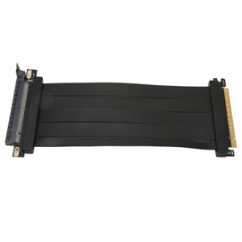 GPU PCIE 4.0 Riser Cable X16 High Speed Flat Line 180 Degree 20cm for RTX3090 RTX3080 RTX3070 RTX3060TI