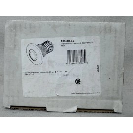 Delta T50010-SS Square Body Spray Trim for Delta HydraChoice Matte Black 80 PSI