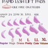 Lash Lift Pad Shield, DIY Eyelash Perming Pads, Mega L
