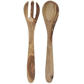 IB Laursen UNIKA Olivia Olive Wood Salad Servers