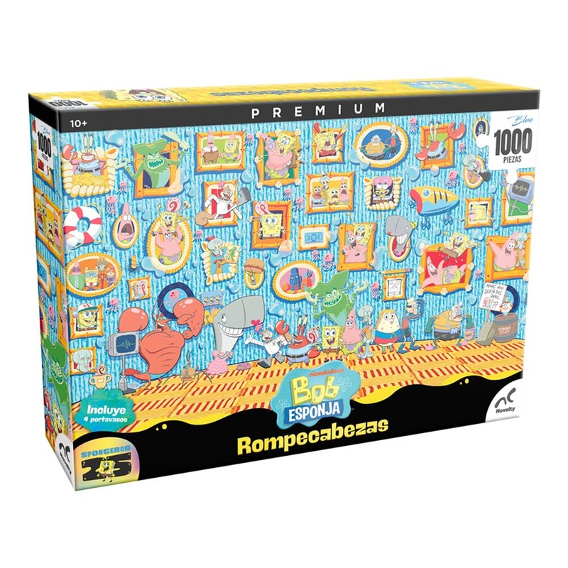 Rompecabezas Coleccionable Premium Bob Esponja 1000 Pzs