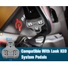 Grip Bicycle Cleats Compatible with Look KEO Pedals, Non-Slip TPU