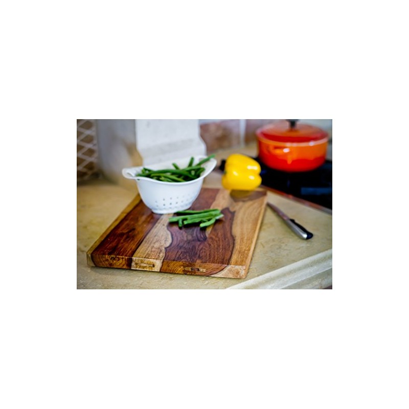 Architec Gripperwood Gourmet Sheesham Cutting Board, 10 by 15-Inch