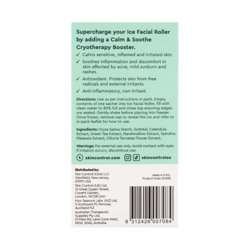 Skin Control Ice Facial Roller Calm & Soothe 6 Pack