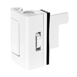 2 Set White Adjustable Portable Door Lock,Security Door Reinforcement Lock