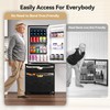 TC-HOMENY Mini Fridge Stand with Storage Drawer, 300 lb Load