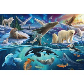 Schmidt Spiele 56484 Animals in the Arctic, 150 Pieces, Children's Puzzle, Colourful
