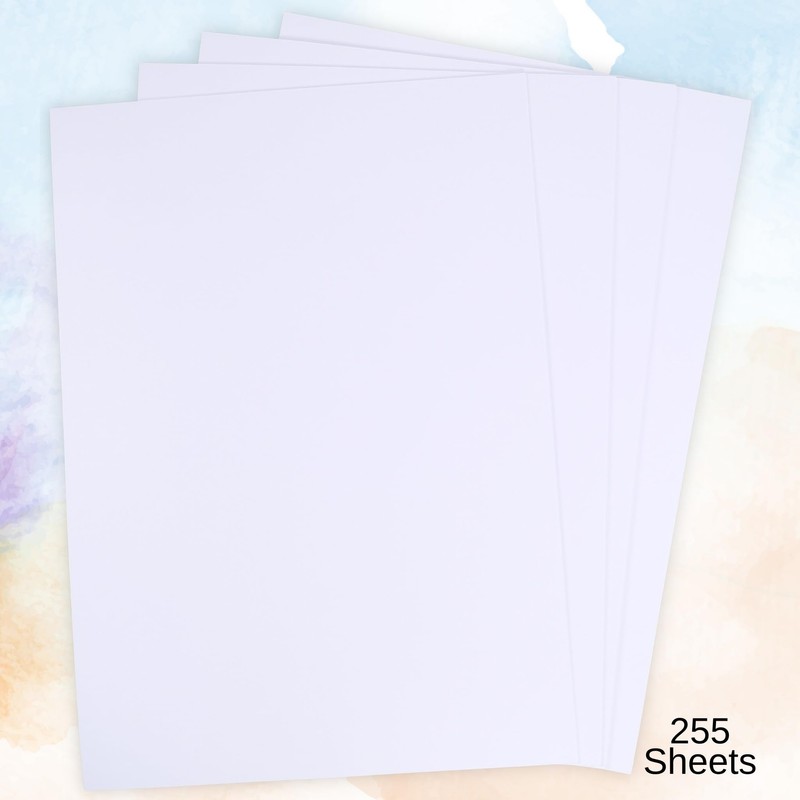 BCreativetolearn A4 White Card 25 Sheets 180gsm Pack, Smooth Thin