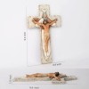BC Catholic Holy Trinity Crucifix Wall Cross Jesus Christ Inspirational