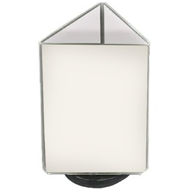 Azar Displays 3-Sided Acrylic Revolving Sign Holder, 7" x 5", Clear