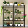 Xiofio 5-Tier Plant Stand for Indoor Outdoor, Large Multiple Flower