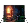 Fmarui Resurrection Backdrop 7x5ft Empty Tomb Photography Backgrounds he is