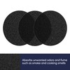 CIARRA Portable Range Hood Carbon Filters, Replacement Charcoal Filters for