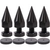 Flushbay 4 Pack Speaker Spikes M8 Black Audio Speaker Insulator