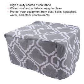 Projector Waterproof Dustproof Ceiling Mount Grey Flower Coating Nylon Fabric Drawstring Cord Item for Projector Camera Printer Office Home