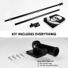 UD_G128 Combo Pack: Flag Pole 6 FT Black Tangle Free