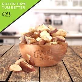NUT CRAVINGS - Roasted & Salted Broken Brazil Nuts - No Shell, (32oz - 2 LB) Bulk Nuts Packed Fresh in Resealable Bag - Healthy Protein Food Snack, All Natural, Keto Friendly, Vegan, Kosher