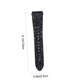 LABRIMP Glitter Watch Strap for Durable Stylish Replacement Wrist Band Easy Installation Comfortable Fit for Men Women