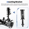 Front Complete Shock Absorber Fit for Honda Accord 2.4L 3.5L