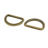 sourcing map Pack of 25 20 mm Zinc Alloy Flat