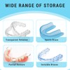 Thoquene Pack of 2 dental splint box, box for dentures,