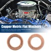 sourcing map Washers Pack of 20 Copper 11 mm Inner