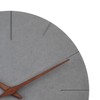 TFA Dostmann Modern Concrete Look Wall Clock 60.3071.10 with Silent