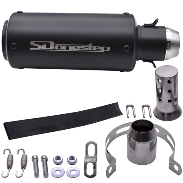 Unbranded Slip on 38-51mm Universal Motorcycle Exhaust Muffler Pipe Tail