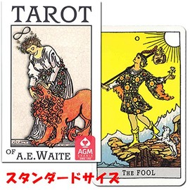 Tarot Card Weight Edition, Tarot Divination, Premium Rider Standard, Arthur Edward Edition, Premium Tarot of A.E Waite, Japanese Instruction Manual Included (English Language Not Guaranteed)