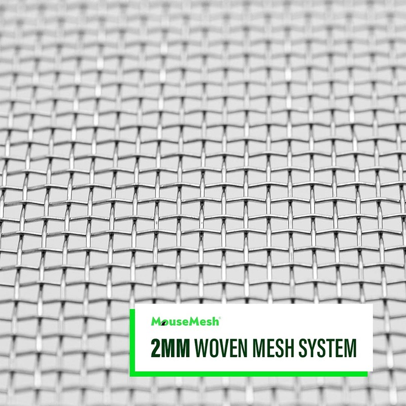 Mousemesh Medium Brown Pest Proofing Air Brick Vent Cover size