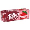 Dr Pepper Strawberries and Cream Soda, 12 fl oz cans,