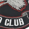 Lone Wolf - No Club XXL Sew-On Badge / Iron-On