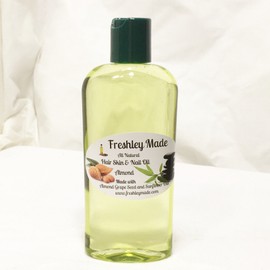 Freshley Made All Natural Hair Skin and Nail Oil (Almond)