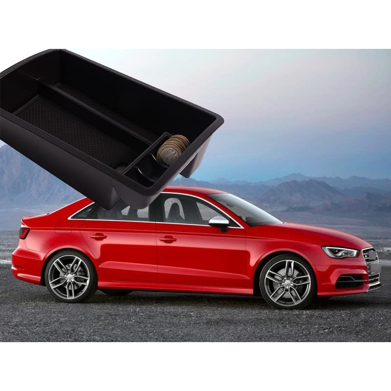 Storage Box Organiser Centre Console Armrest For A udi A3