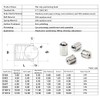 NACX Ball Plunger, Ball Detent, Spring Plunger Screw, 20Pcs (5