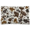 xigua Cow Print Pet Dog Bed, Soft Comfortable Pet Mat