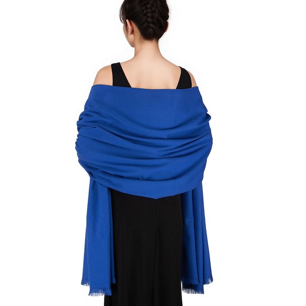 SWAT PANY Pashmina shawls and wraps for Evening Dresses Blue