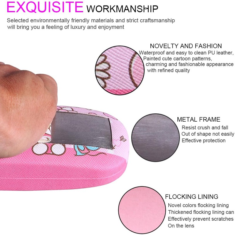 Cute Eyeglass Cases Hard Shell Storage Case Protective Box With