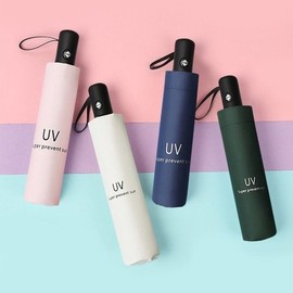 High Quality Umbrella 3-Fold UV Portable Parasol Automatic Umbrella Blackout UV Blackout Parasol Folding Umbrella (WFJHSCG) / 고품질 우산 3단 자외선 휴대용 양우산 자동우산 암막 UV 암막양산 양우산 접이식우산 (WFJHSCG)