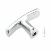 Garage Door Handle with Inner Handle Aluminium F1 Ergonomic 9