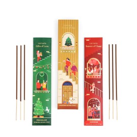 Carnatia Daily Rituals Incense Sticks Set – Coffee & Chamomile Scents for Morning Energy & Evening Relaxation | 100% Natural, Handcrafted Incense for Daily Wellness & Mindful Moments
