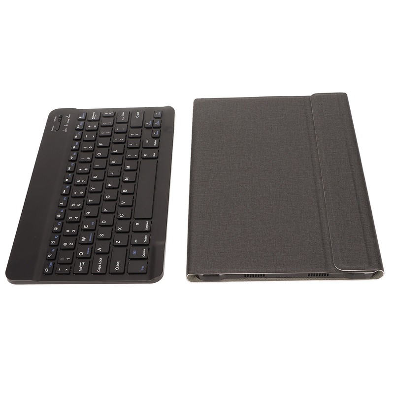 Keyboard Leather Case Set Portable Slim Wireless Keyboard Case with