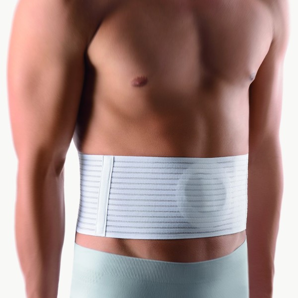 Bort Medical Umbilical Hernia Women's & Men's Hernia Support Belt with Pad | Binder, Abdominal, Ventral, Incisional and Belly Button Hernias, Made inGermany Size-#2/38"-49"